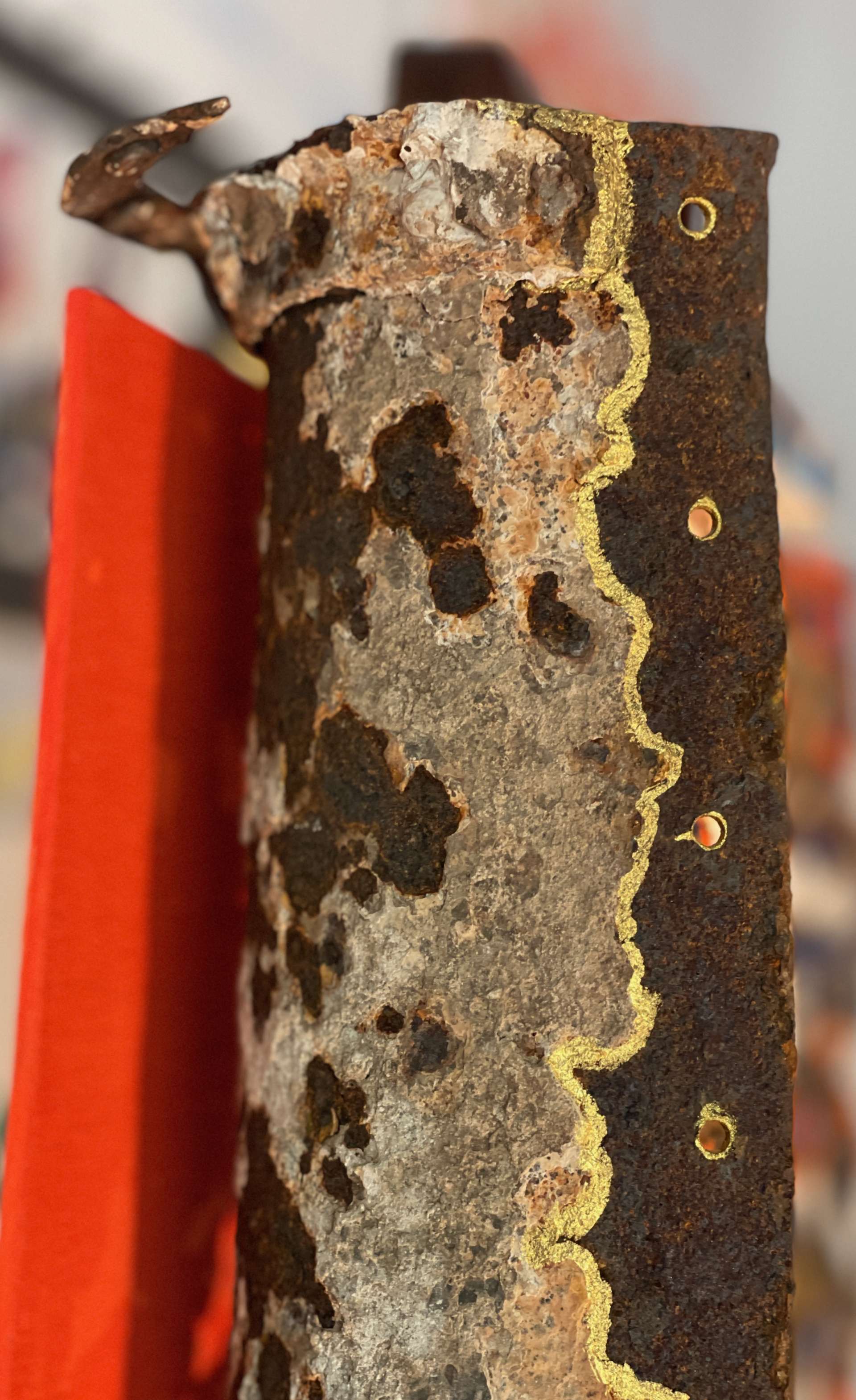 das Herz der Schaufel, seitlich