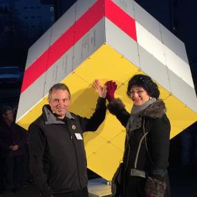 800 Jahre Völlerei | Einweihung Cubus Isabelle Habegger