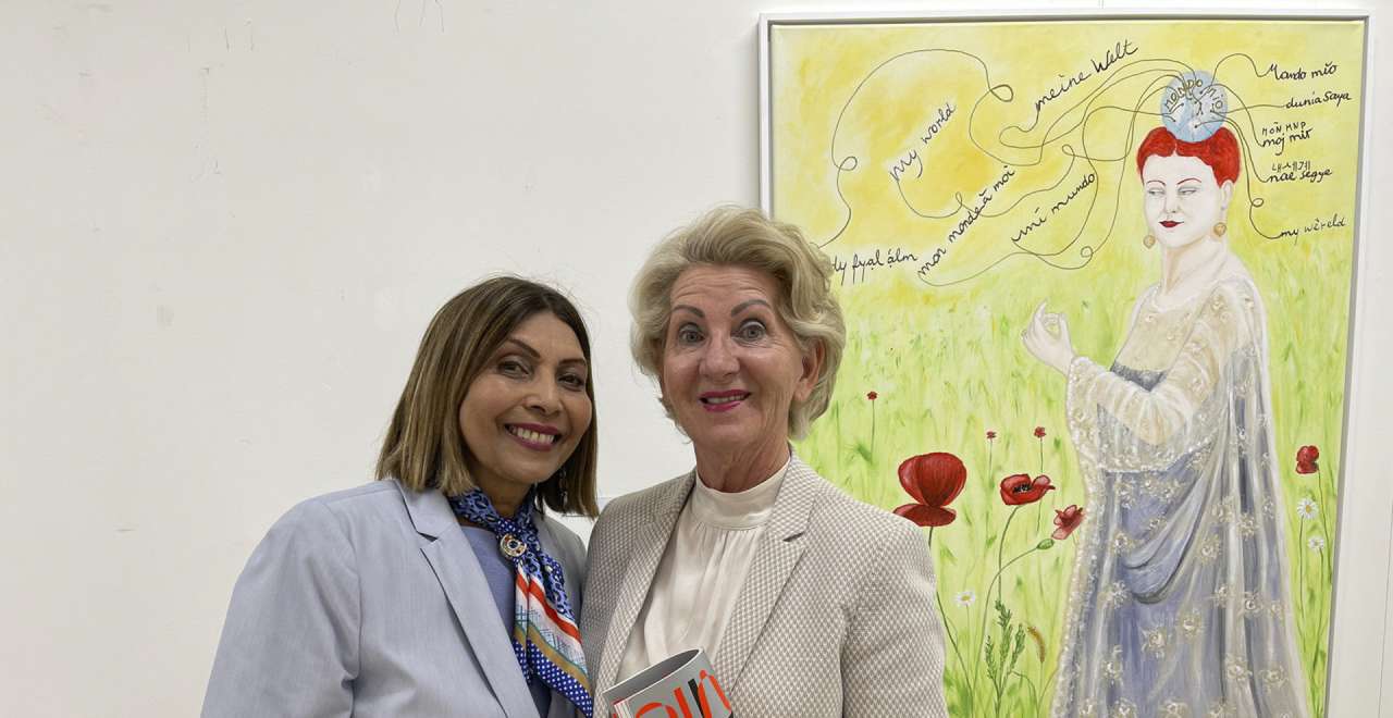 Jubiläumsausstellung - Echo, Besucherinnen