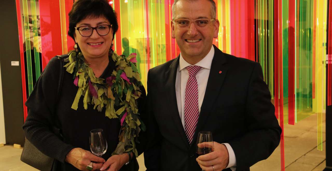 Vernissage mit Michael Stähli, Präsident der Kulturkommission