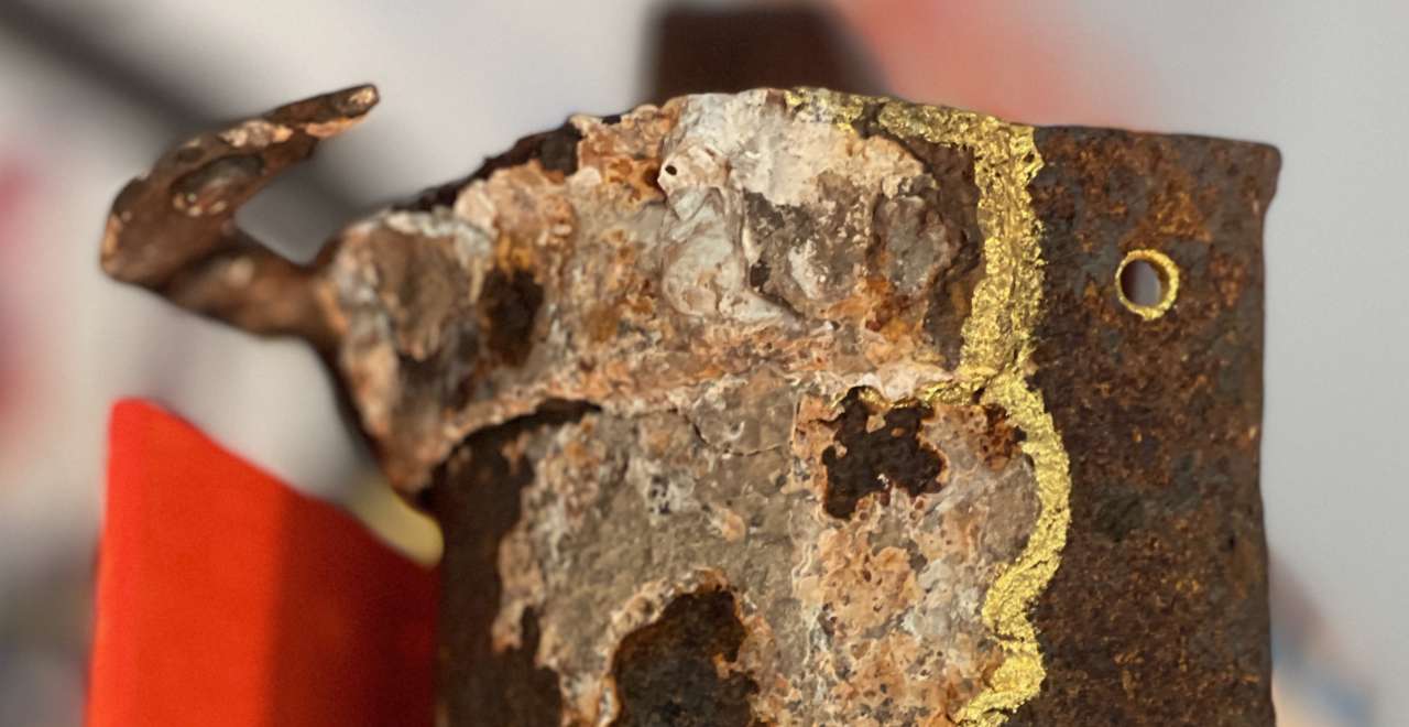 das Herz der Schaufel, seitlich